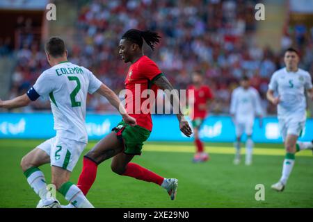 Rafael Leão Action aus dem Spiel gegen Irland Stockfoto