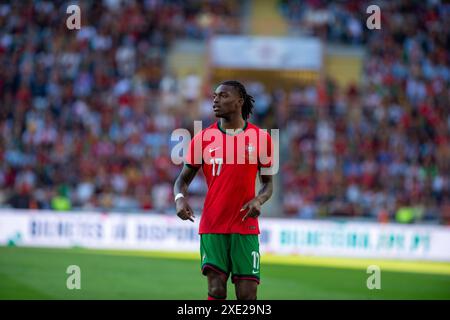 Rafael Leão Action aus dem Spiel gegen Irland Stockfoto