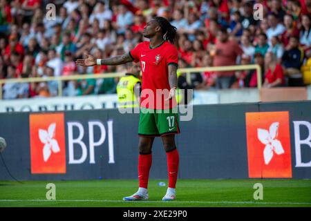 Rafael Leão Action aus dem Spiel gegen Irland Stockfoto