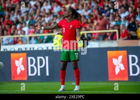 Rafael Leão Action aus dem Spiel gegen Irland Stockfoto