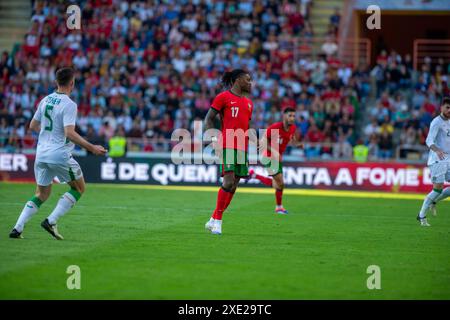 Rafael Leão Action aus dem Spiel gegen Irland Stockfoto