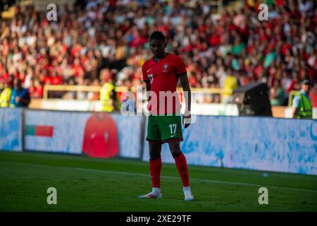 Rafael Leão Action aus dem Spiel gegen Irland Stockfoto