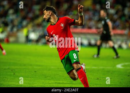 Bruno Fernandes aus dem Spiel gegen Irland Stockfoto