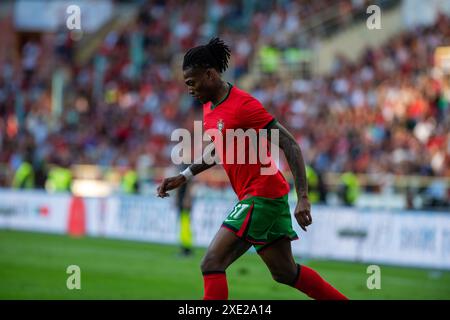 Rafael Leão Action aus dem Spiel gegen Irland Stockfoto