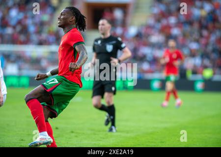 Rafael Leão Action aus dem Spiel gegen Irland Stockfoto