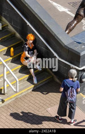 SunnyCon Anime Convention im St. James' Park in Newcastle upon Tyne Stockfoto