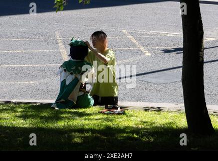 Ein paar Kostüme auf der SunnyCon Anime Convention Stockfoto