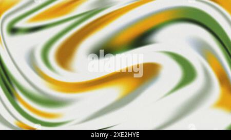 Abstrakter, körniger Hintergrund mit Gelbgrün- und Weißtönen Stockfoto