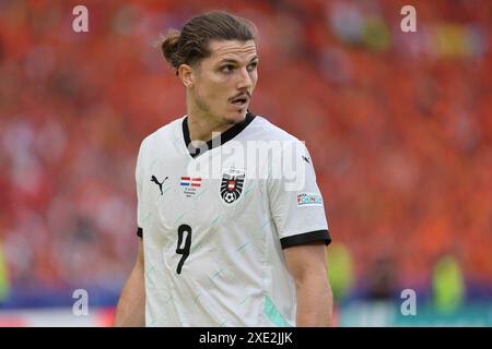 Berlin, Deutschland, 25. Juni 2024. Marcel Sabitzer während des Spiels zwischen den Niederlanden und Österreich. Uefa Euro 2024 Deutschland. Gruppe D.. Quelle: Fabideciria/Alamy Live News Stockfoto