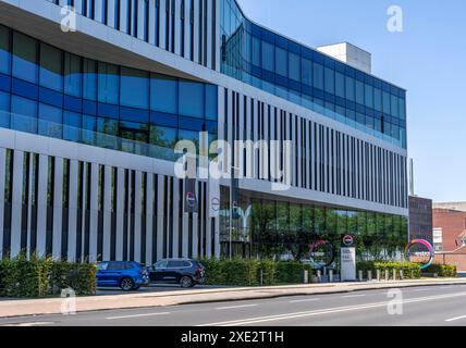 Hauptsitz der Covestro AG in Leverkusen, Chempark, NRW Stockfoto