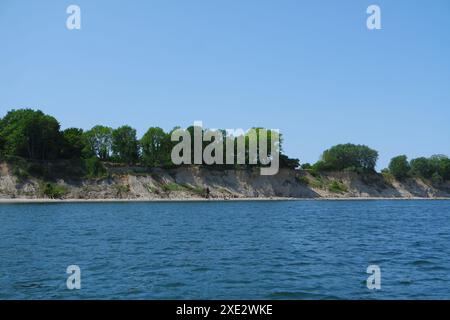 Blick auf die Brodten Cliffs Stockfoto