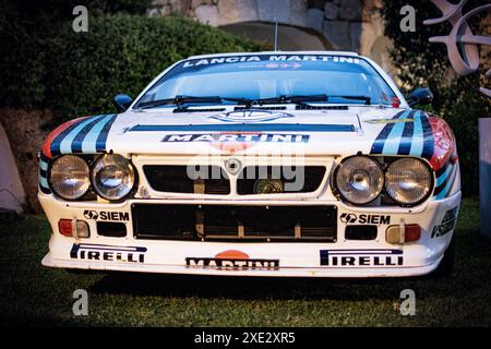 Sportwagen und Supersportwagen Rallye lancia 037 OLDTIMER Stockfoto