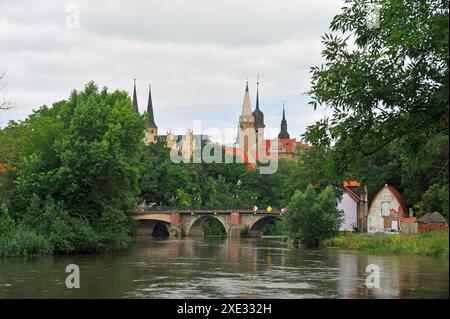 Altstadt von Merseburg, Deutschland Stockfoto