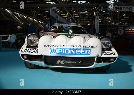 Lancia stratos Königin des Rallye-Luxus UND DREEM-AUTO IN AUSSTELLUNG Stockfoto