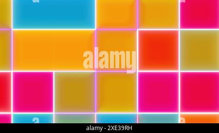 Abstrakte große Blöcke Stockfoto