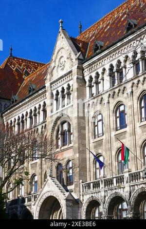 Ungarisches Staatsarchiv in Budapest Stockfoto