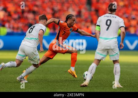 Xavi Simons aus den Niederlanden während der UEFA Euro 2024 - Holland gegen Österreich, UEFA-Fußball-Europameisterschaft in Berlin, Deutschland, 25. Juni 2024 Stockfoto