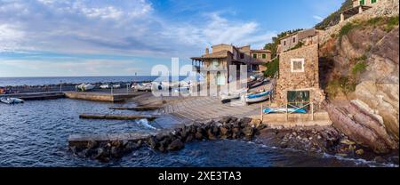 Hafen von Valldemossa Stockfoto