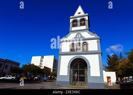 Die Kirche unserer Lieben Frau vom Rosenkranz in Puerto del Rosario aus Fuerteventura, Kanarische Inseln Stockfoto