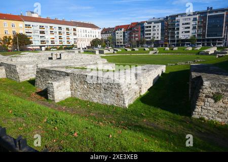 Aquincum Military Amphitheater in Budapest, Ungarn Stockfoto