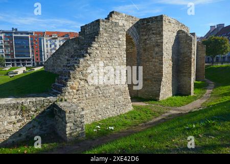 Aquincum Military Amphitheater in Budapest, Ungarn Stockfoto