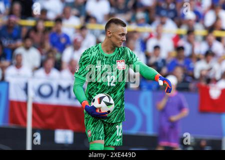 Dortmund, Deutschland. Juni 2024. Lukasz Skorupski (Polen) wurde während des Spiels der UEFA Euro 2024 zwischen den Nationalmannschaften Frankreichs und Polens im Signal Iduna Park gesehen. Endergebnis; Frankreich 1:1 Polen (Foto: Maciej Rogowski/SOPA Images/SIPA USA) Credit: SIPA USA/Alamy Live News Stockfoto