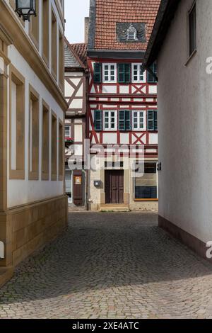 Altstadt von Meisenheim an der Glan Stockfoto