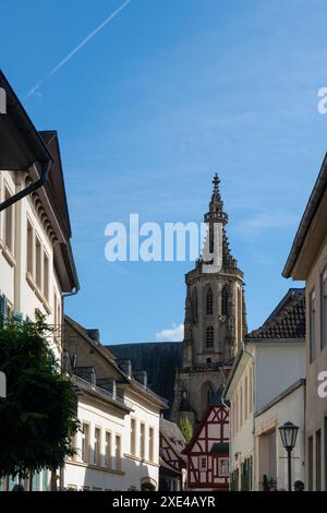 Altstadt von Meisenheim an der Glan Stockfoto