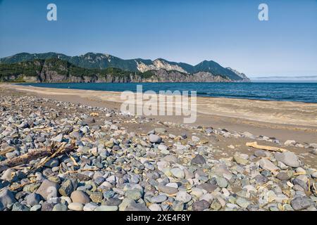 Die Natur von Kamtschatka. Landschaften und herrliche Aussicht auf den Kam Stockfoto