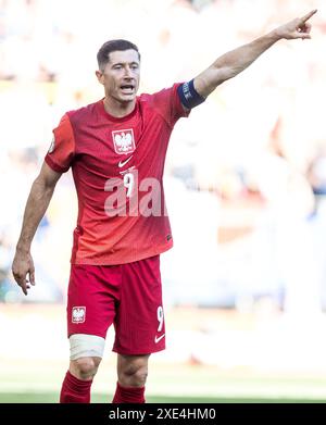 BVB Stadion Dortmund, Dortmund, Deutschland. Juni 2024. Euro 2024 Group D Football, Frankreich gegen Polen; Robert Lewandowski (POL) Credit: Action Plus Sports/Alamy Live News Stockfoto