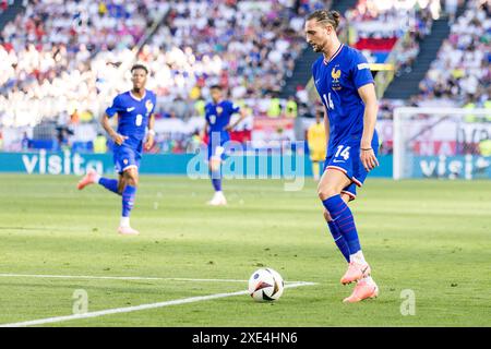 BVB Stadion Dortmund, Dortmund, Deutschland. Juni 2024. Euro 2024 Group D Fußball, Frankreich gegen Polen; Adrien Rabiot (FRA) Credit: Action Plus Sports/Alamy Live News Stockfoto