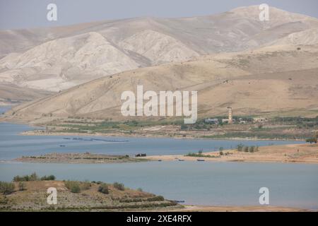 Sidi Chahed Reservoir Stockfoto