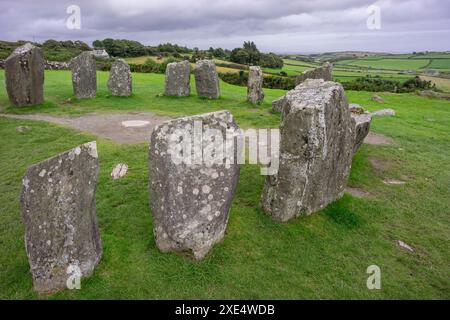 Megalithkreis von Drombeg Stockfoto