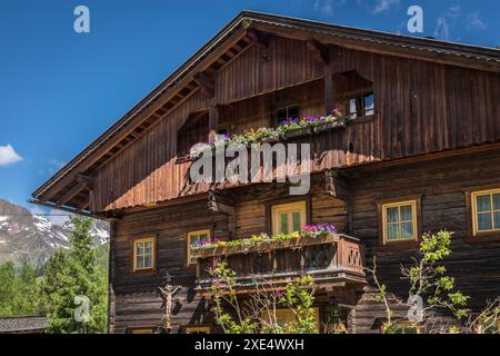 Geographie / Reise, Österreich, historischer Bergbauernhof in Innervillgraten im Villgratental, ADDITIONAL-RIGHTS-CLEARANCE-INFO-NOT-AVAILABLE Stockfoto