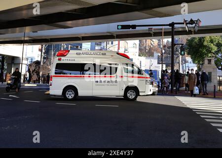 Krankenwagen wird entsandt Stockfoto