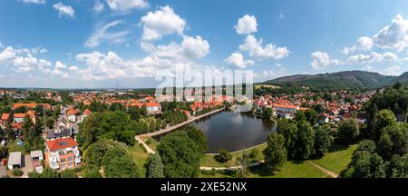 Luftaufnahmen Ilsenburg Harz Stockfoto