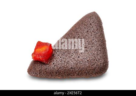 Hochwinkelansicht eines köstlichen, hausgemachten trockenen Brownie Crackers. Stockfoto