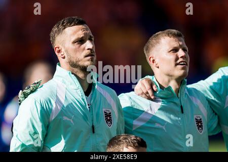 Berlin, Deutschland. Juni 2024. Marko Arnautovic aus Österreich war beim Spiel der UEFA Euro 2024 in der Gruppe D zwischen den Niederlanden und Österreich im Olympiastadion in Berlin zu sehen. Quelle: Gonzales Photo/Alamy Live News Stockfoto