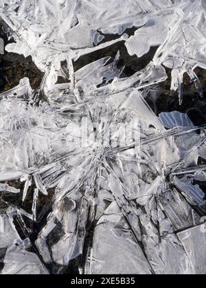 Der Titterstone Clee Hill, der dritthöchste Hügel in der Grafschaft Shropshire, England, Großbritannien. Stockfoto