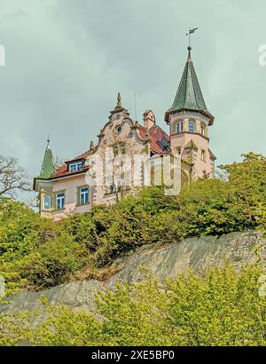 Villa in Ãœberlingen am Bodensee Stockfoto