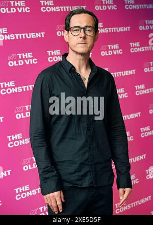 LONDON, GROSSBRITANNIEN. Juni 2024. Andrew Knott nimmt an der Press Night - The Constituent im Old Vic Theatre in London, Großbritannien Teil. Quelle: Siehe Li/Picture Capital/Alamy Live News Stockfoto
