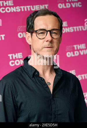 LONDON, GROSSBRITANNIEN. Juni 2024. Andrew Knott nimmt an der Press Night - The Constituent im Old Vic Theatre in London, Großbritannien Teil. Quelle: Siehe Li/Picture Capital/Alamy Live News Stockfoto