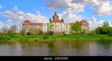 Sächsisches Staatskanzleramt, Dresden, Sachsen, Deutschland Stockfoto