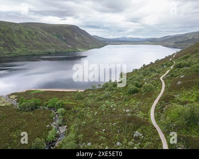 Loch Muick im Cairngorms National Park Schottland Stockfoto