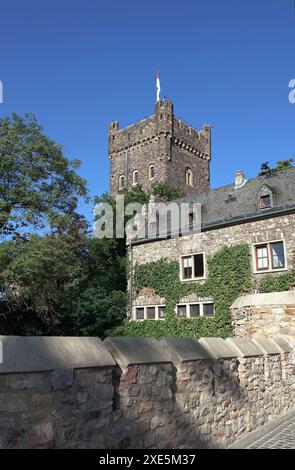 Schloss Klopp in Bingen am Rhein Stockfoto