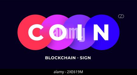 Schild, Kreis. Abstraktes Symbol Stock Vektor