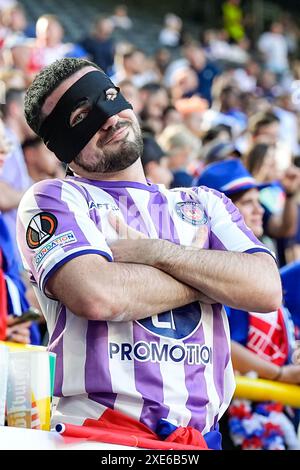 Dortmund, Deutschland. Juni 2024. Dortmund, 25. Juni 2024: Fan beim Spiel der UEFA EURO 2024 Deutschland Gruppe C zwischen Frankreich und Polen im BVB Stadion Dortmund in Dortmund. (Daniela Porcelli/SPP) Credit: SPP Sport Press Photo. /Alamy Live News Stockfoto