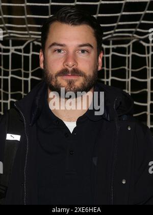 Sebastian Karlsson (MHSC) EHF CL Saison 2023-24 SC Magdeburg - Montpellier HSC am 11/30/2023 Stockfoto