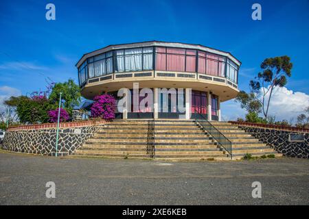 Kommunistisches Rundhaus über Asmara, Eritrea, Afrika Copyright: MichaelxRunkel 1184-11918 Stockfoto