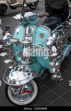 Big 7 Roller Rally in Margate Kent Großbritannien Stockfoto